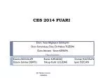 CES 2014 FUARI - slide 1