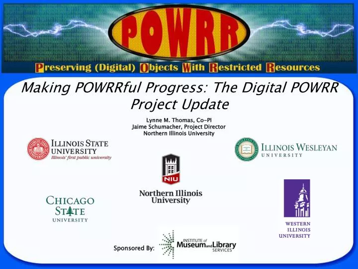 making powrrful progress the digital powrr project update