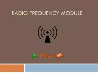 Radio frequency module