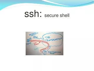ssh: secure shell