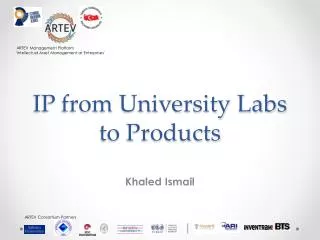 IP from University Labs to Products