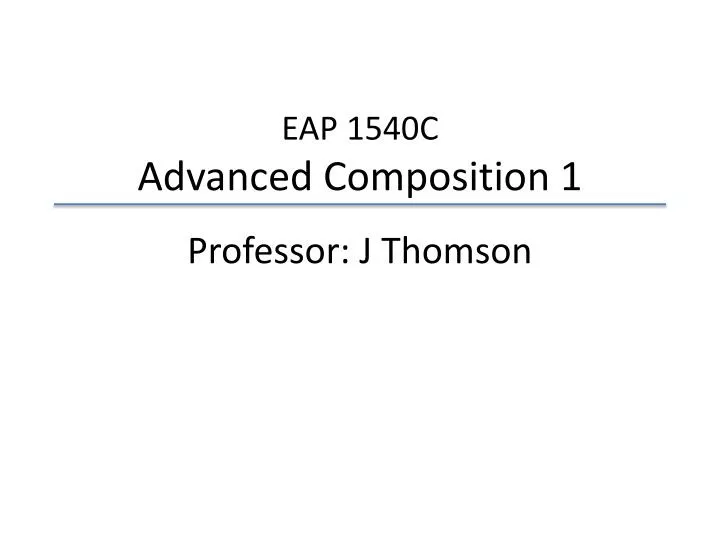 eap 1540c advanced composition 1