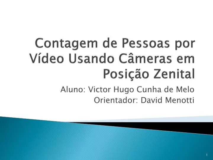 contagem de pessoas por v deo usando c meras em posi o zenital