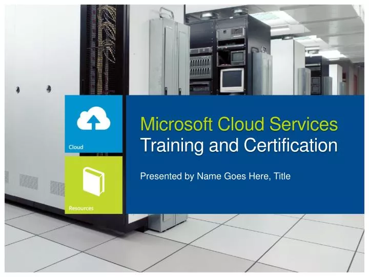 microsoft cloud services training and certification