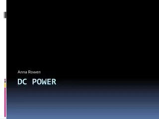DC Power