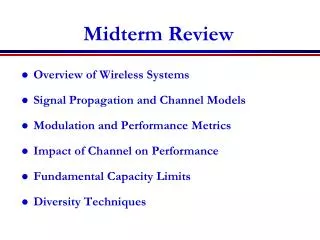 Midterm Review