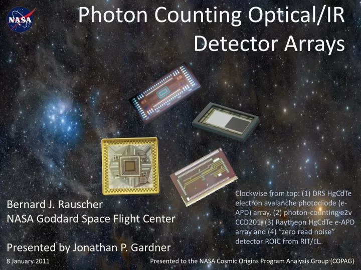 photon counting optical ir detector arrays