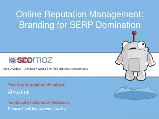 Online Reputation Management: Branding for SERP Domination