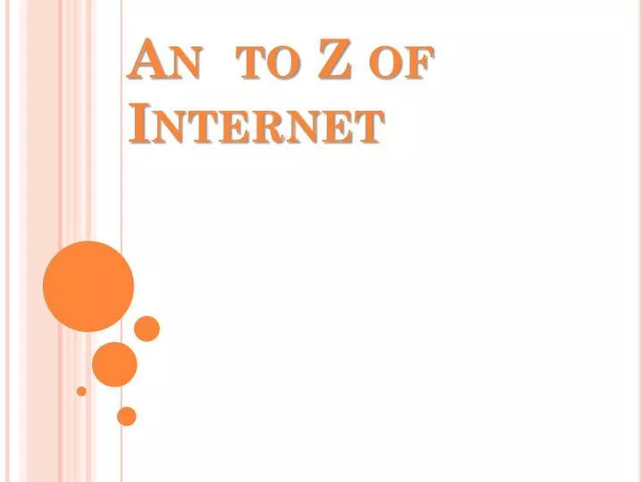a n to z of internet