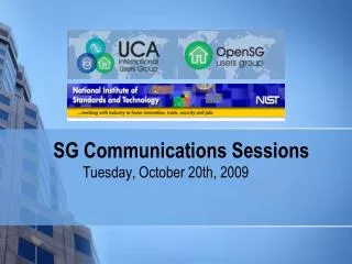 SG Communications Sessions