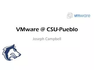VMware @ CSU-Pueblo