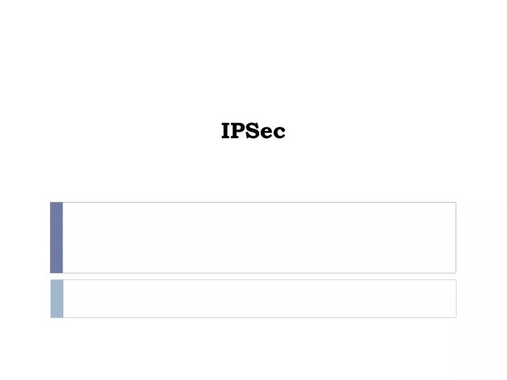 ipsec