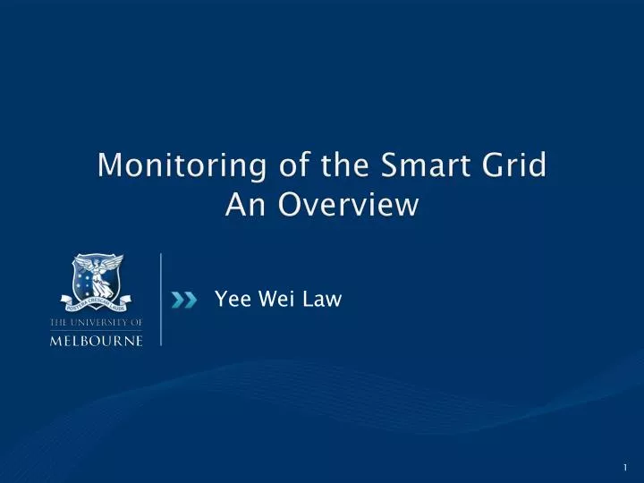 monitoring of the smart grid an overview