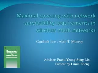 Maximal covering with network survivability requirements in wireless mesh networks