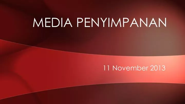 media penyimpanan