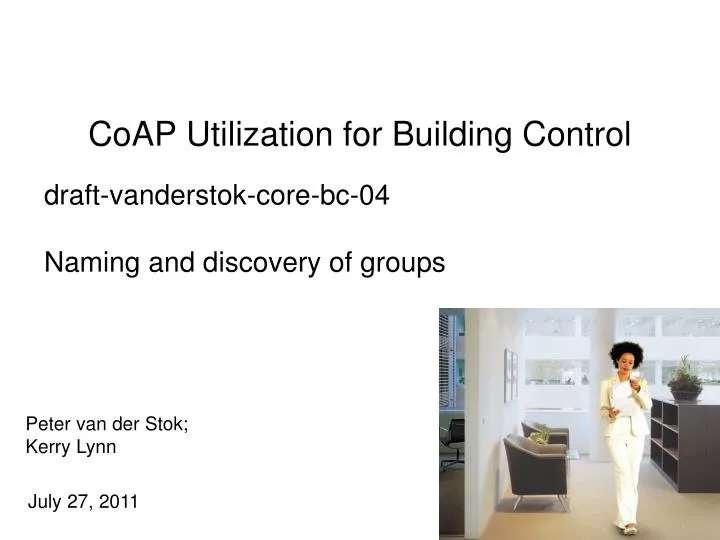 coap utilization for building control