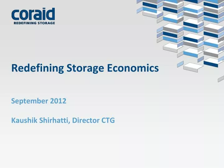 redefining storage economics