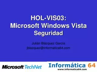 hol vis03 microsoft windows vista seguridad