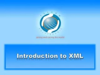 introduction to xml