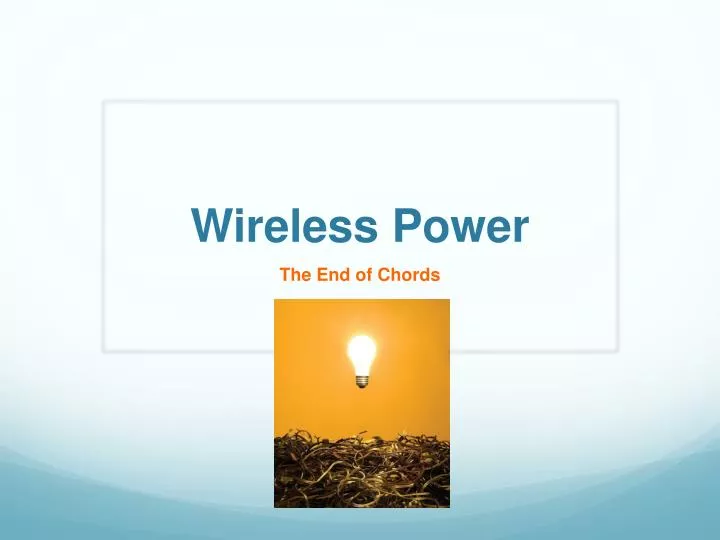 wireless power