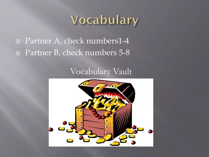 vocabulary