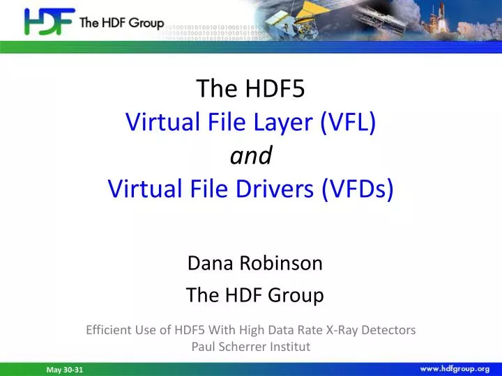 the hdf5 virtual file layer vfl and virtual file drivers vfds