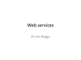 Web services