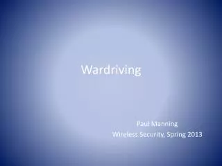 Wardriving