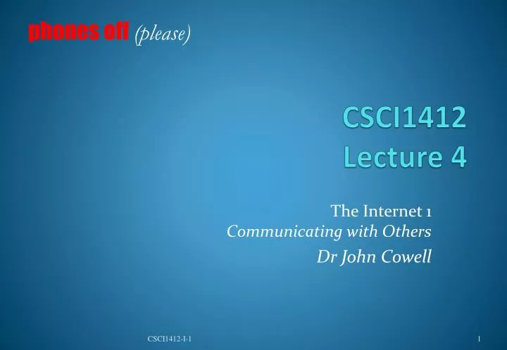 csci1412 lecture 4
