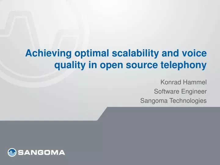 achieving optimal scalability and voice quality in open source telephony