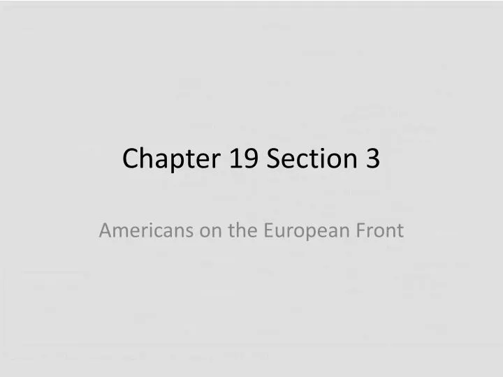 chapter 19 section 3