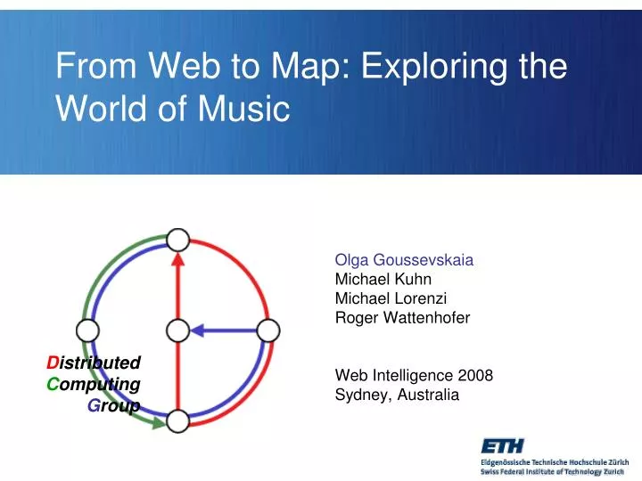 from web to map exploring the world of music