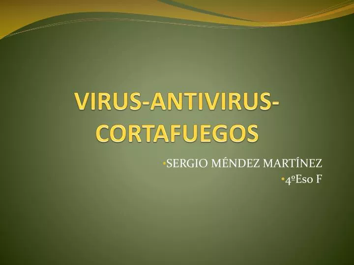 virus antivirus cortafuegos