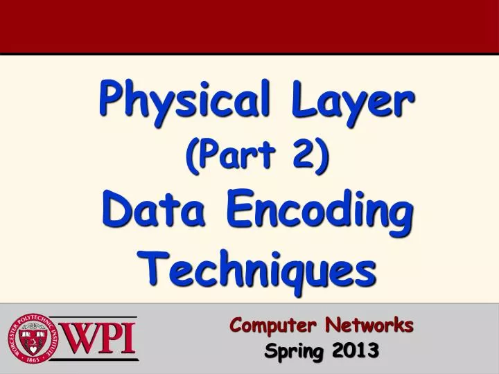 computer networks spring 20 13