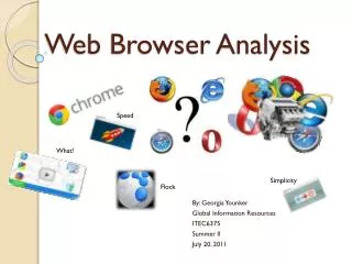Web Browser Analysis