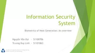Information Security System
