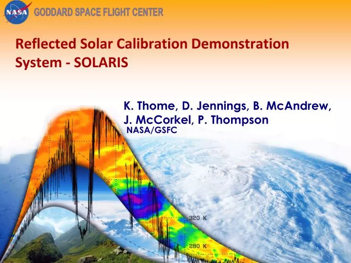 reflected solar calibration demonstration system solaris