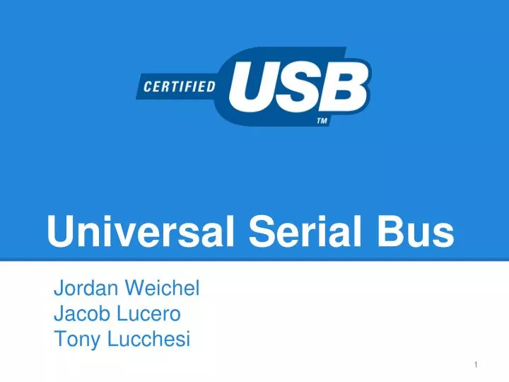 universal serial bus