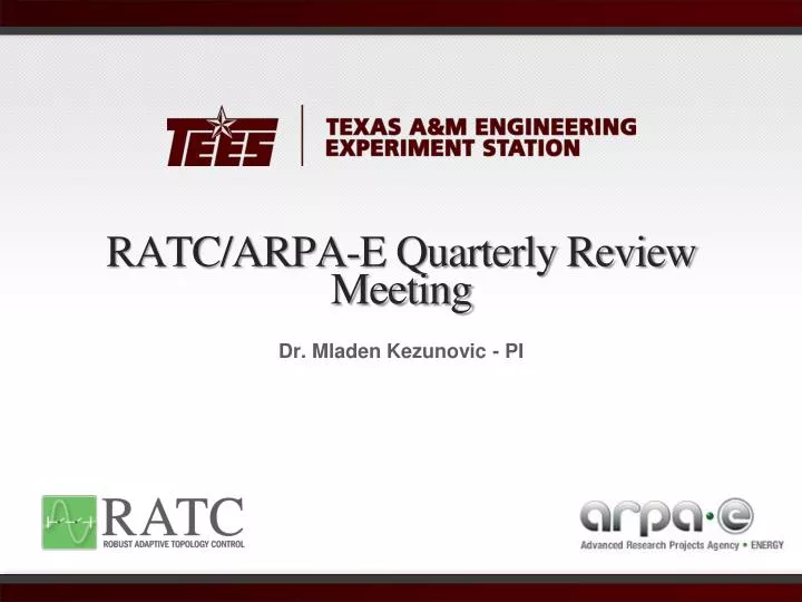 ratc arpa e quarterly review meeting