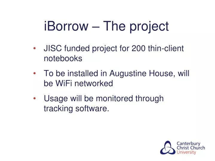 iborrow the project