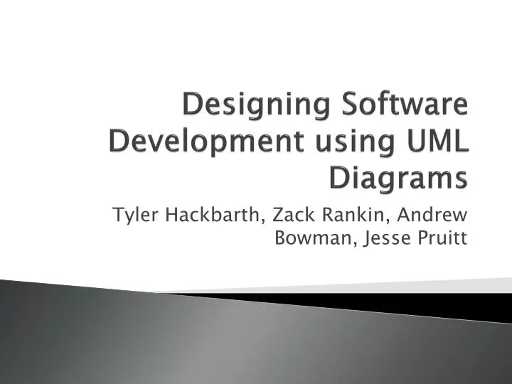 designing software development using uml diagrams