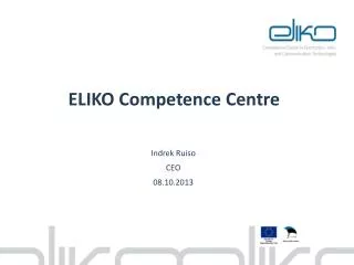 ELIKO Competence Centre