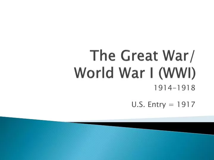 the great war world war i wwi