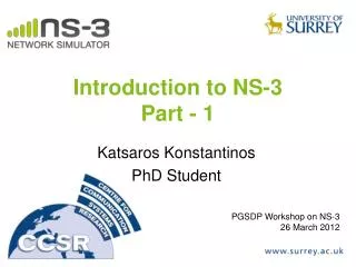 Introduction to NS-3 Part - 1