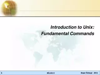 Introduction to Unix: Fundamental Commands