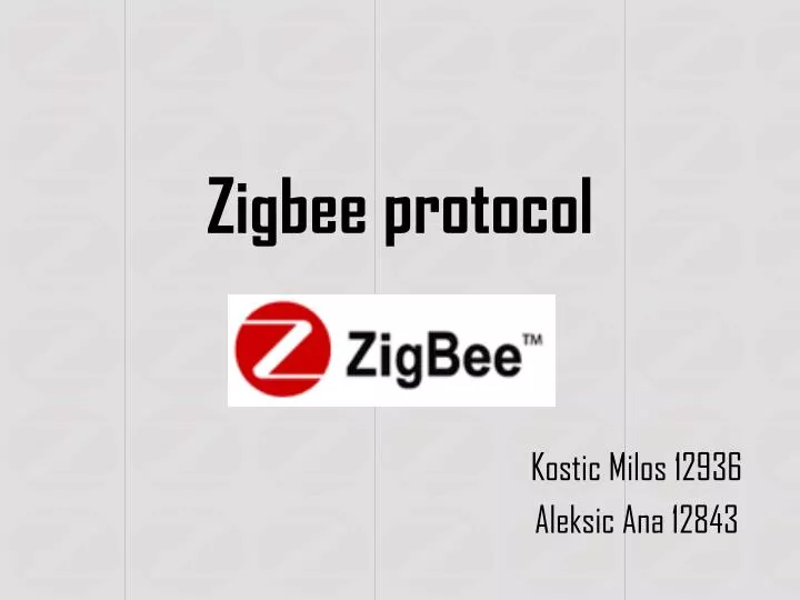 zigbee protocol