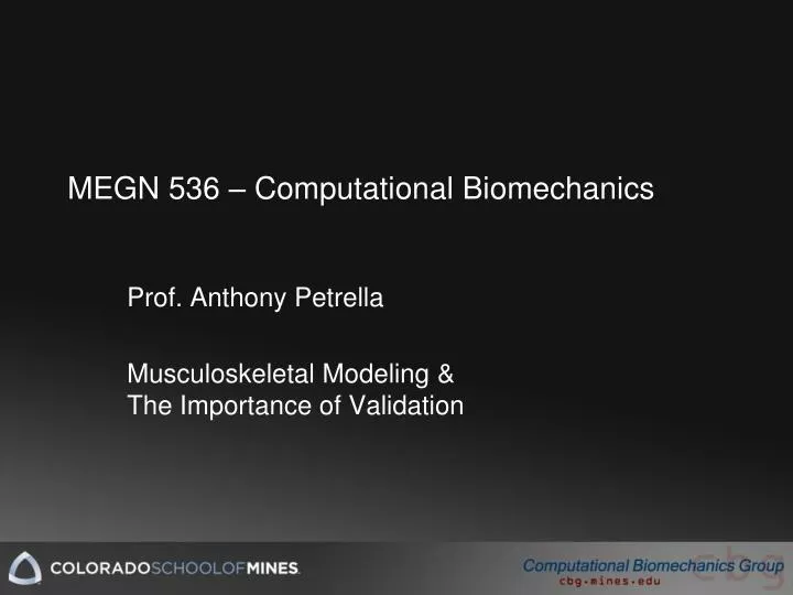 megn 536 computational biomechanics