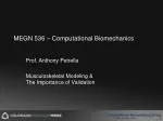 Advances in Musculoskeletal Modeling: Validation and Applications in Biomechanics - slide 1