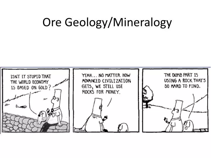 ore geology mineralogy