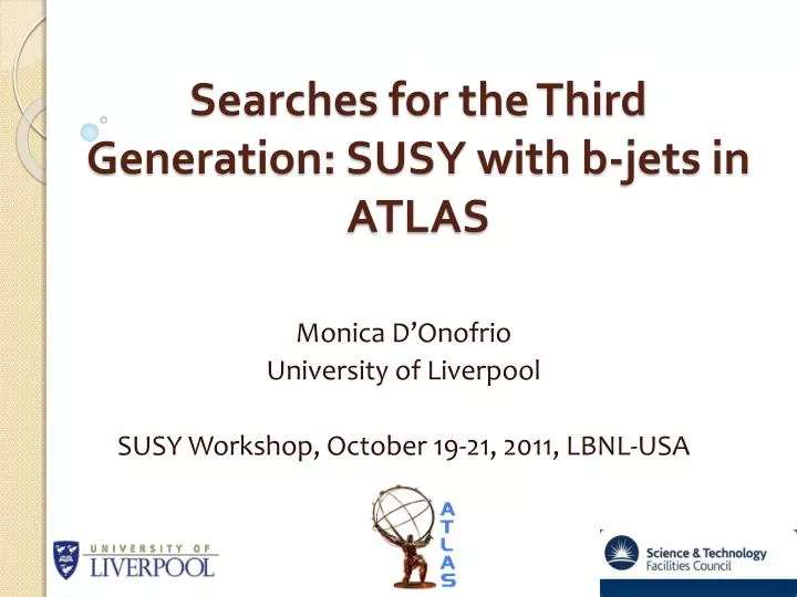 searches for the third generation susy with b jets in atlas